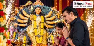 Rambabu: দেবীর বিসর্জন উপলক্ষে প্রকাশ্যে খড়্গপুরের রামবাবু, জল্পনা নেটদুনিয়ায়